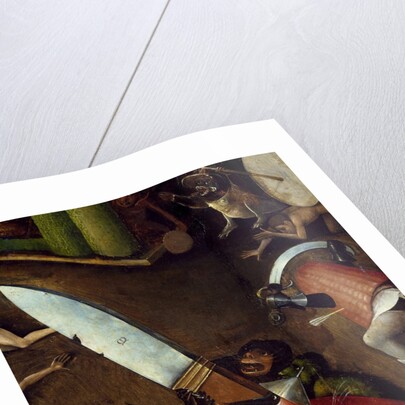 Detail of Dagger from the Last Judgment by Hieronymus Bosch