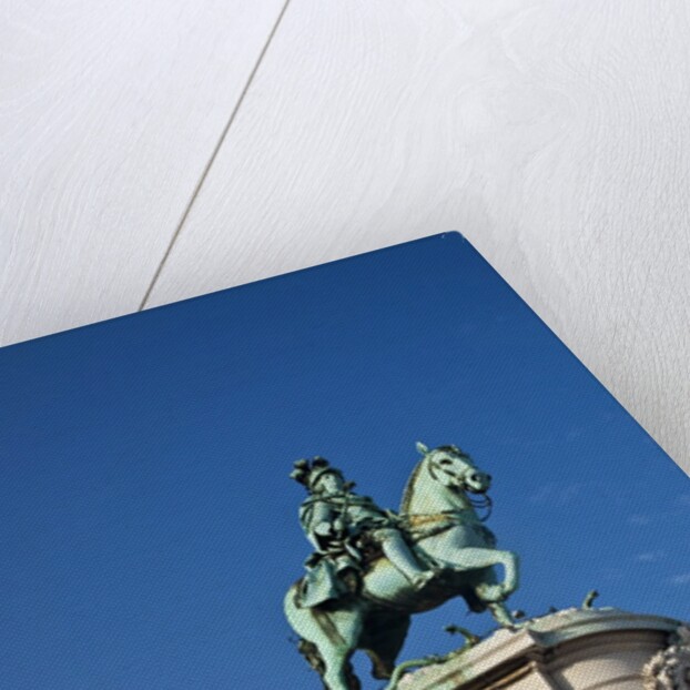 Dom Jose I Equestrian statue, Square surrounded by Government Buildings, Commerce Square by Anonymous