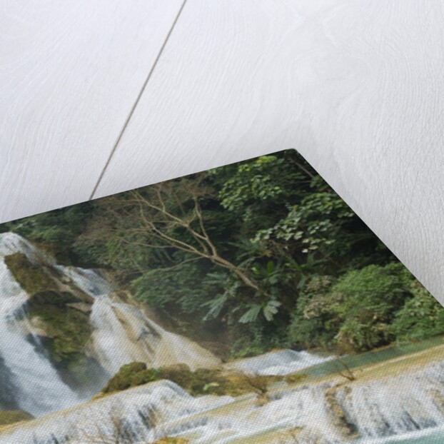 Kuang Si Waterfall near Luang Prabang, Laos by Anonymous