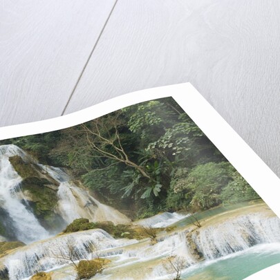 Kuang Si Waterfall near Luang Prabang, Laos by Anonymous