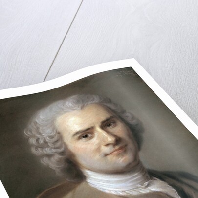 Portrait of Jean-Jacques Rousseau by Charles Escot
