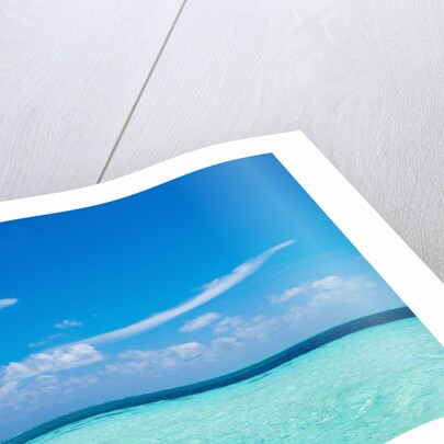 The ocean in The Maldives by Anonymous