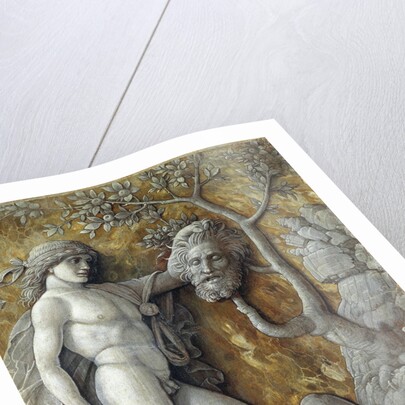David and Goliath Attributed to Andrea Mantegna by Anonymous