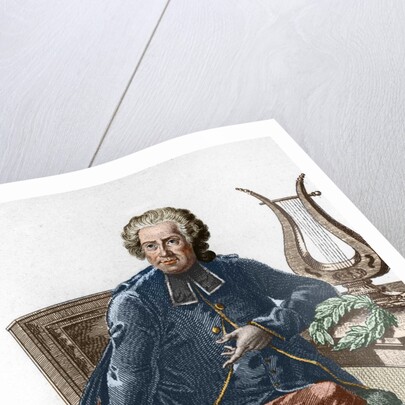 Portrait of Pietro Metastasio Italian poet by Anonymous