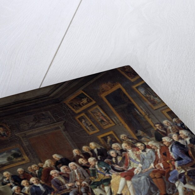 The salon of litterature at Madame Geoffrin's mansion by Anonymous