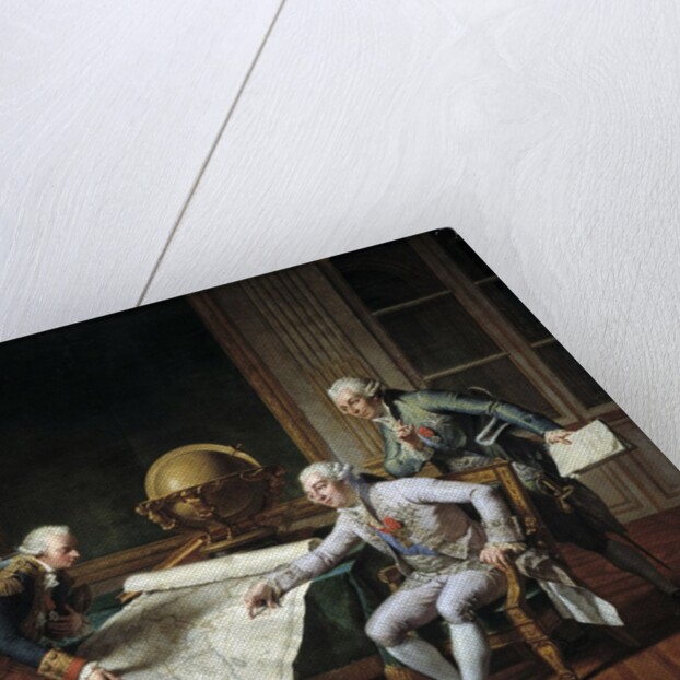 Louis XVI giving Giving Instructions to La Perouse, 29th June 1785 by Nicolas-Andre Monsiau