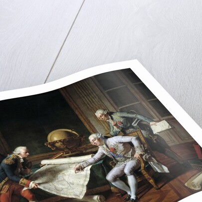 Louis XVI giving Giving Instructions to La Perouse, 29th June 1785 by Nicolas-Andre Monsiau