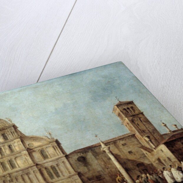 The procession of the Doge of Venice at the Church of San Zaccaria by Francesco Guardi