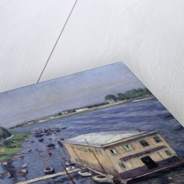 Boathouse in Argenteuil by Gustave Caillebotte