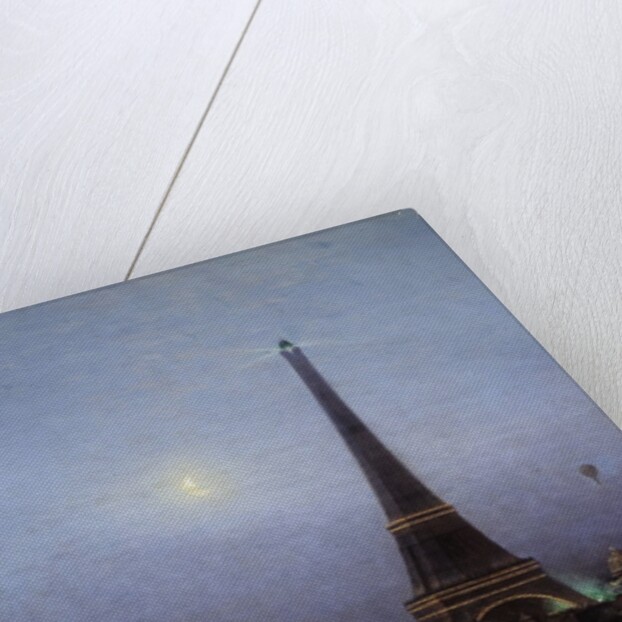 Eiffel Tower at Night, 1889 by Alexei Petrovich Bogoliouboff