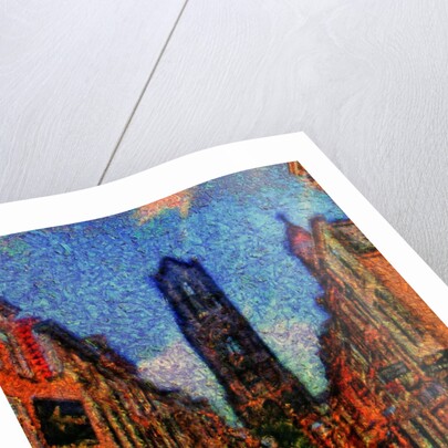 Street and Dom Tower. by Anonymous
