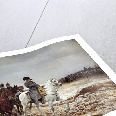 French Campaign,1814. Napoleon I and his generals by Jean-Louis-Ernest Meissonier