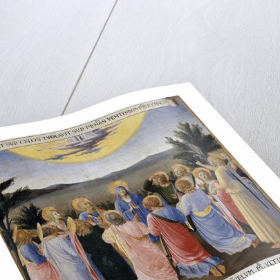 Ascension of Jesus Christ from the Armadio degli Argenti Painting Series by Fra Angelico