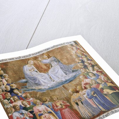Coronation of the Virgin from the Armadio degli Argenti Painting Series by Fra Angelico