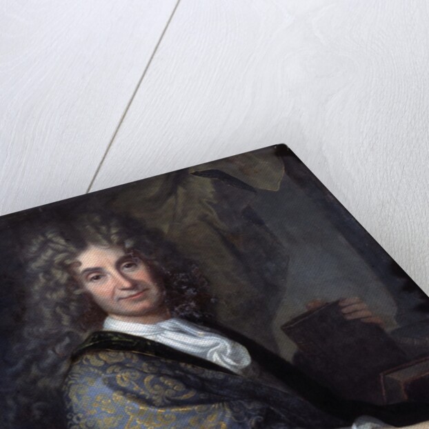 Portrait of Nicolas Boileau, known as Boileau Despreaux by Jean-Baptiste Santerre
