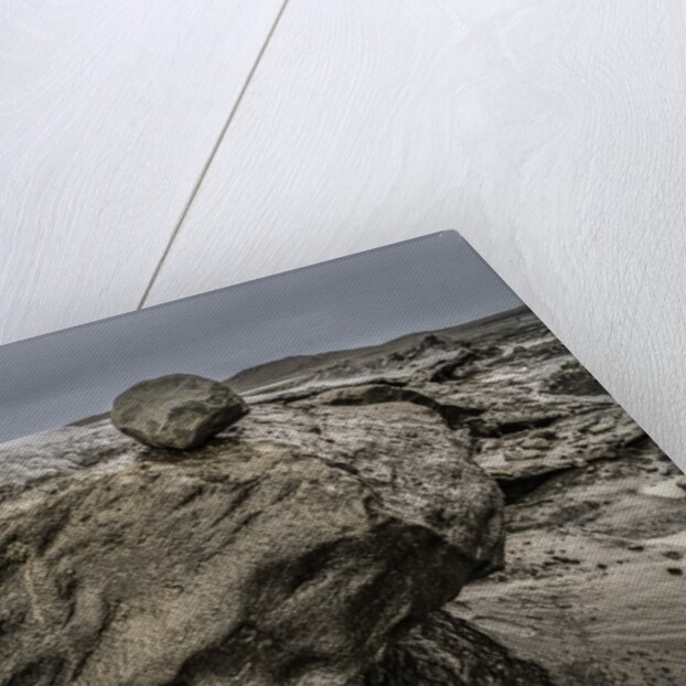 Large rocks by Flaajokull Glacier, Vatanjokull Ice Cap, Iceland by Anonymous