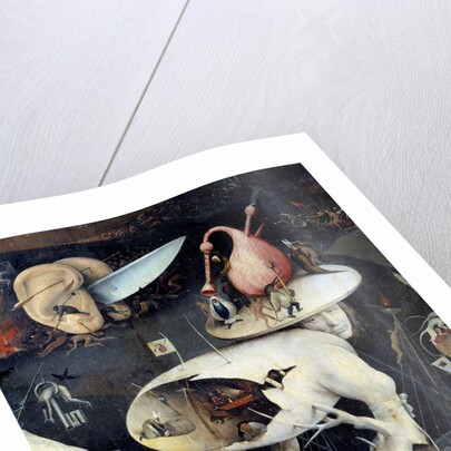 Detail of Hell from The Garden of Earthly Delights by Hieronymus Bosch