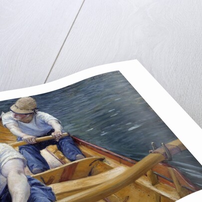 The Boatmen on the Yerres by Gustave Caillebotte