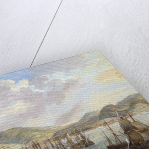 View of the city of The Cap francais by Louis Nicolas Van Blarenberghe