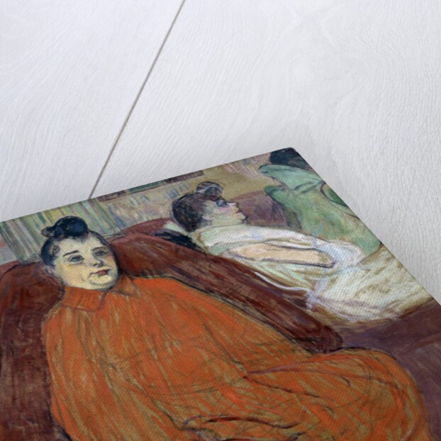 In the Salon: The Sofa by Henri de Toulouse Lautrec