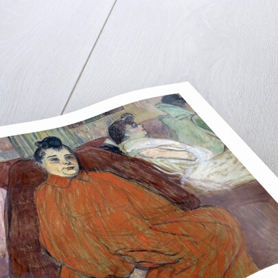 In the Salon: The Sofa by Henri de Toulouse Lautrec