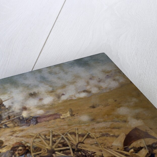 Line of fire at the battle of Rezonville by Pierre Georges Jeanniot