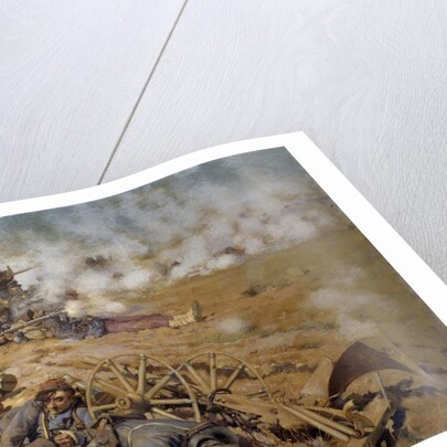 Line of fire at the battle of Rezonville by Pierre Georges Jeanniot