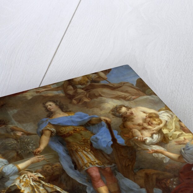 Louis XV bringing peace to Europe by Francois Le Moyne