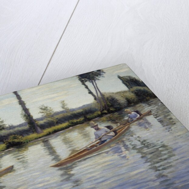 The Canoes by Gustave Caillebotte