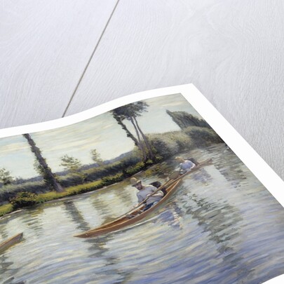 The Canoes by Gustave Caillebotte