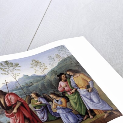 The Baptism of Christ by Perugino