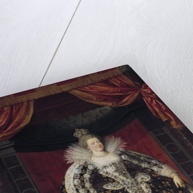 Portrait of Marie de Medici, Queen of France by Frans Pourbus the Younger