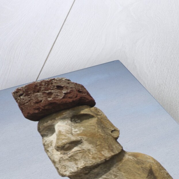 Ahu Tongariki statue called moai by Anonymous