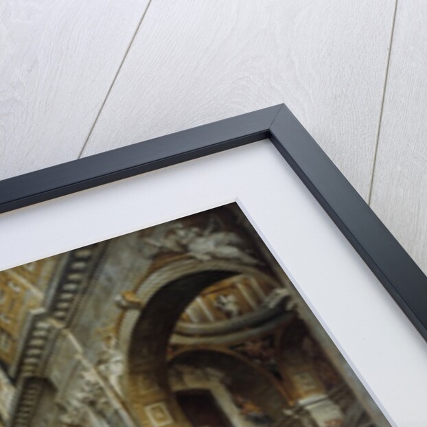 Melchior de Polignac visiting St. Peter's Basilica in Rome by Giovanni Paolo Pannini