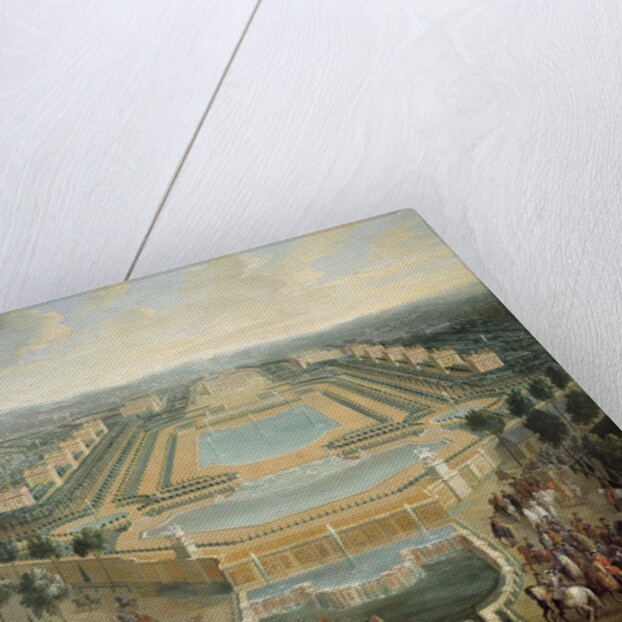Perspective view of the castle of Marly by Pierre Denis Martin