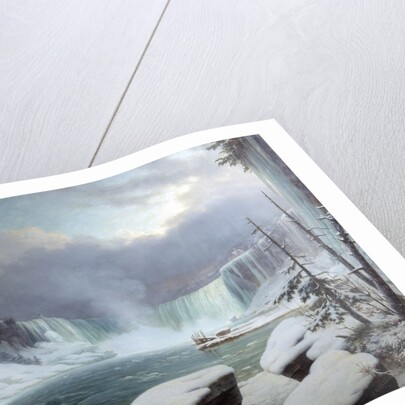The Great Cataract at Niagara by Hippolyte Sebron