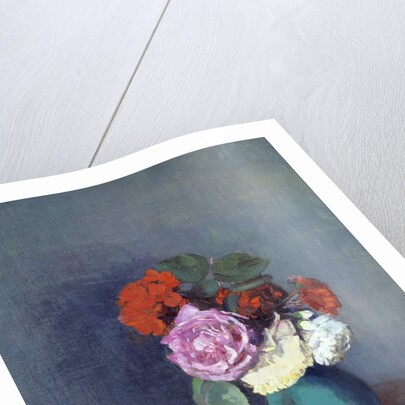 Flowers - Bouquet of carnations by Odilon Redon