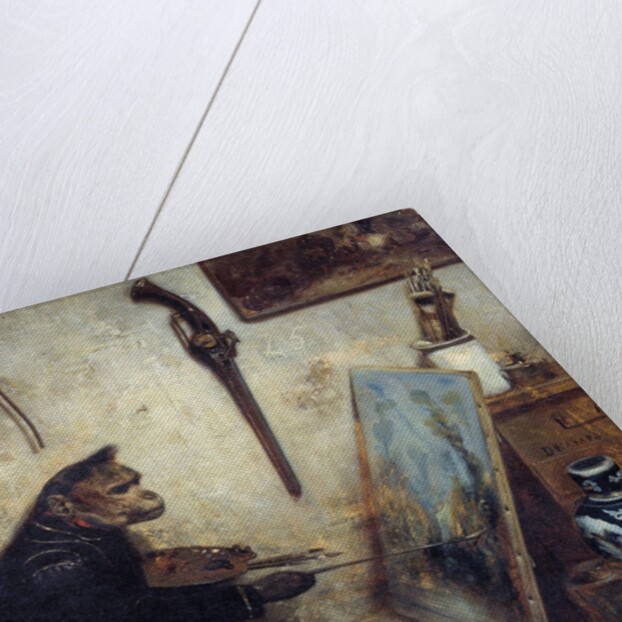 The Monkey Painter by Alexandre Gabriel Decamps