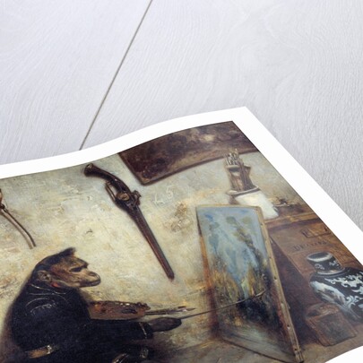 The Monkey Painter by Alexandre Gabriel Decamps