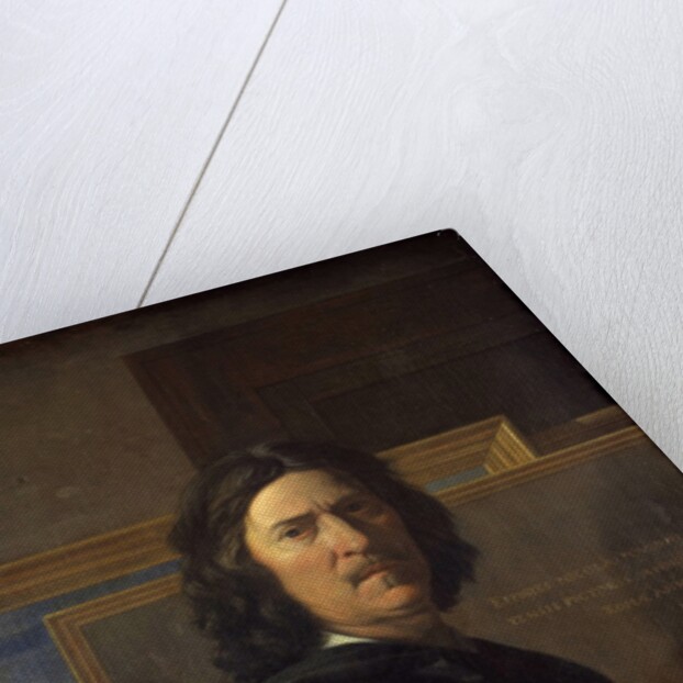 Self-portrait at the age of 56 years - by Nicolas Poussin