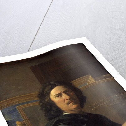 Self-portrait at the age of 56 years - by Nicolas Poussin