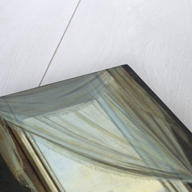 A view of Naples through a window by Franz Ludwig Catel