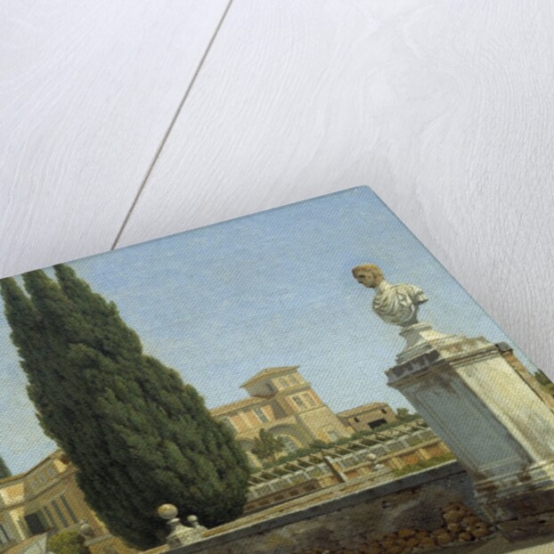 In the gardens of the Villa Albani by Christoffer Wilhelm Eckersberg