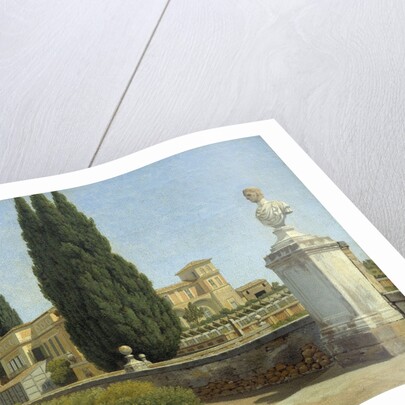 In the gardens of the Villa Albani by Christoffer Wilhelm Eckersberg