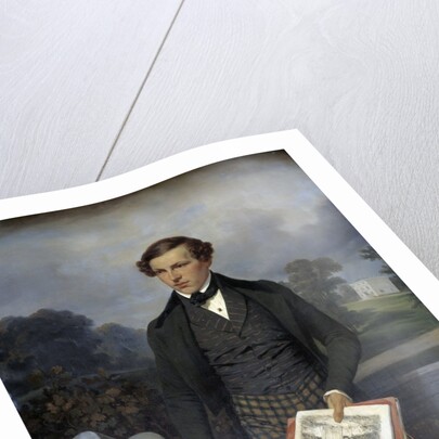 Portrait of Gustave de Maupassant by Hippolyte Bellange
