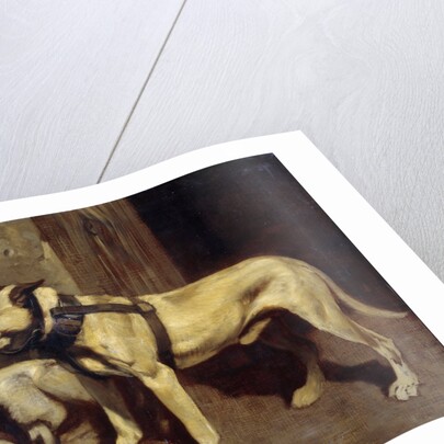 Bulldog and Scottish terrier by Alexandre Gabriel Decamps