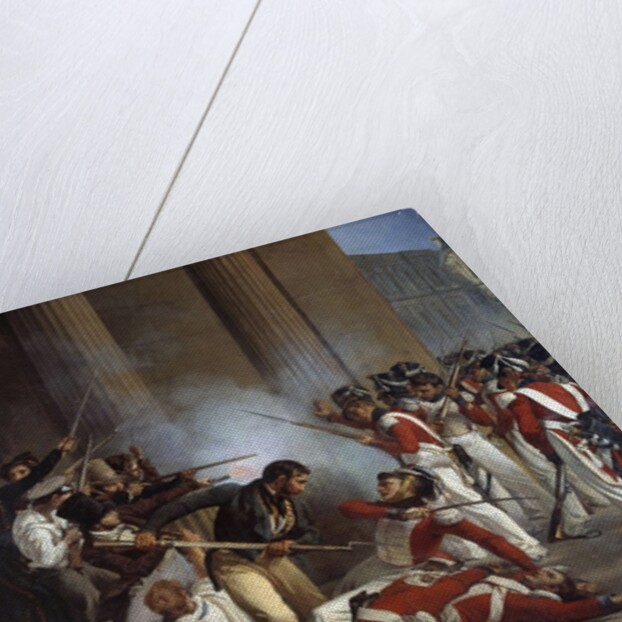 Taking of the Louvre and massacre of the Swiss Guards, 29/07/1830 by Anonymous