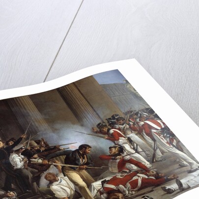 Taking of the Louvre and massacre of the Swiss Guards, 29/07/1830 by Anonymous
