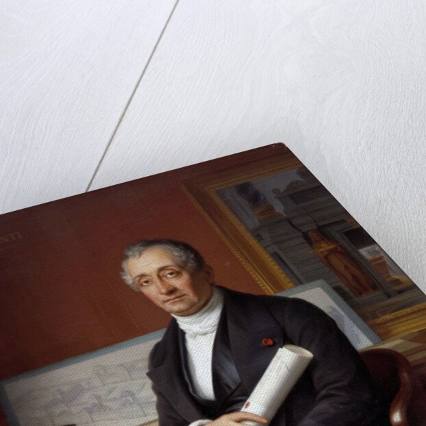 Portrait of Louis Tullius Visconti by Theophile Vauchelet