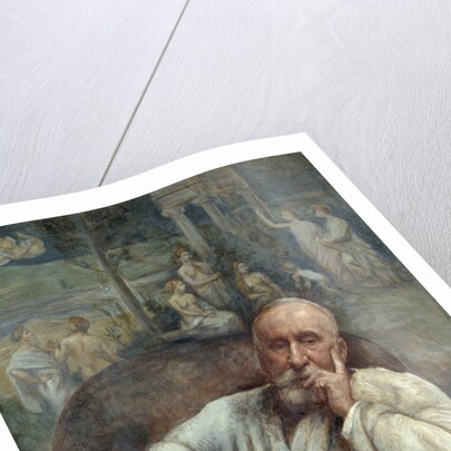 Portrait of Pierre Puvis de Chavannes by Marcellin Gilbert Desboutins